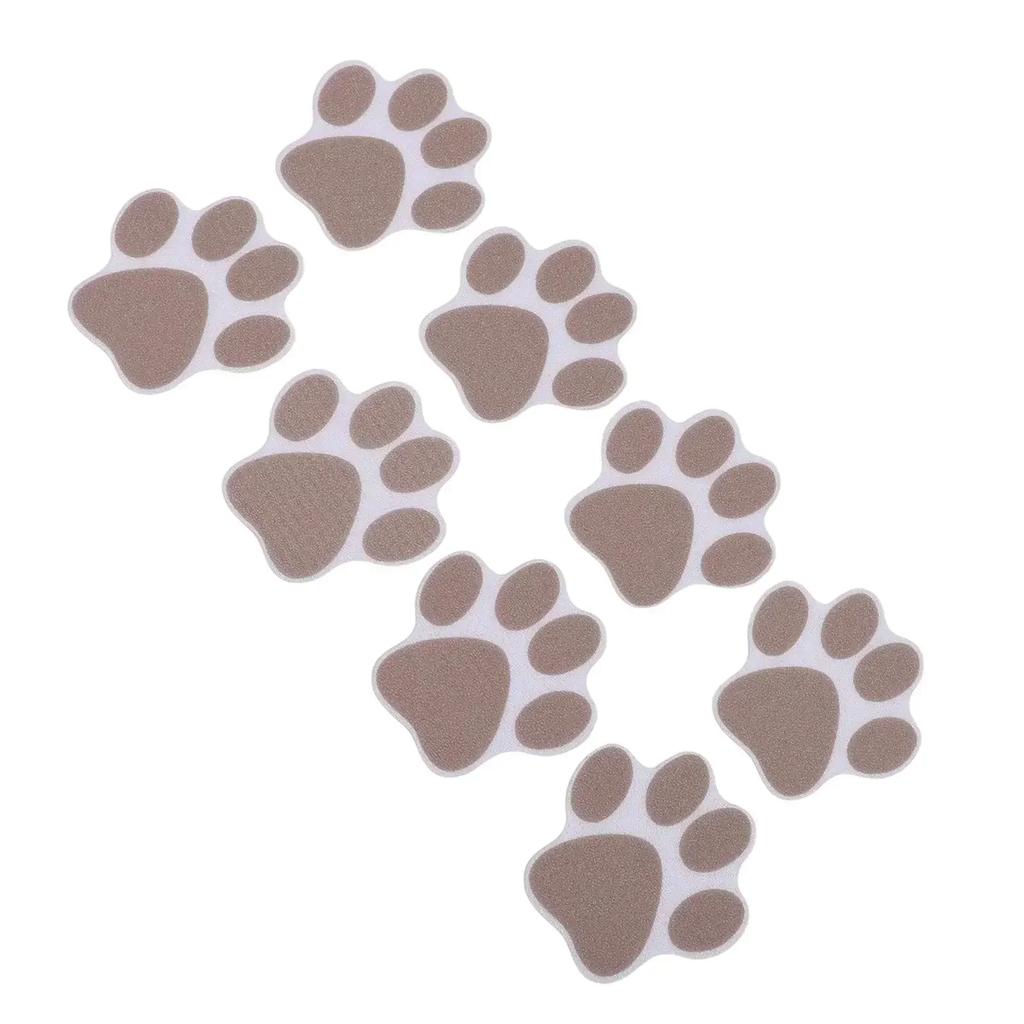 Modern Bathroom Accessories Paw Print Design Anti Slip Floor Tape About 9.1*9.5cm Non Slip Bath Mat Bathroom Safety Solution