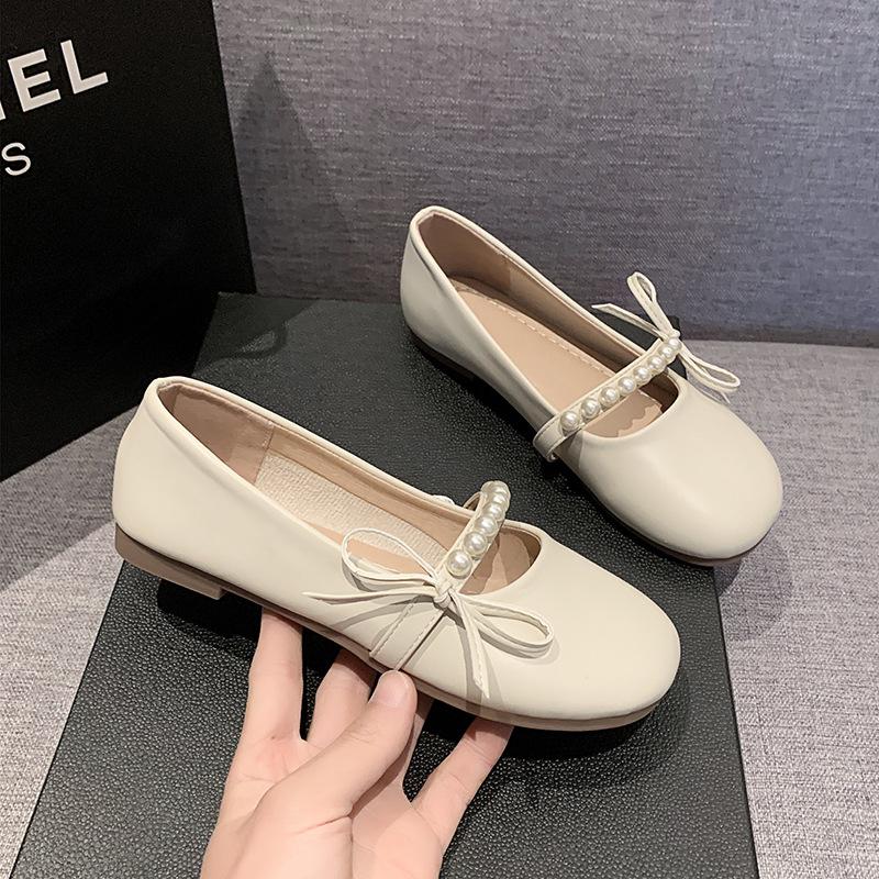 Туфли Мэри Джейн на плоской подошве 2025 года, весна-лето, новые универсальные туфли с плоской подошвой, подходящие к юбке, одинарные туфли на все сезоны, туфли Doudou, супермягкие