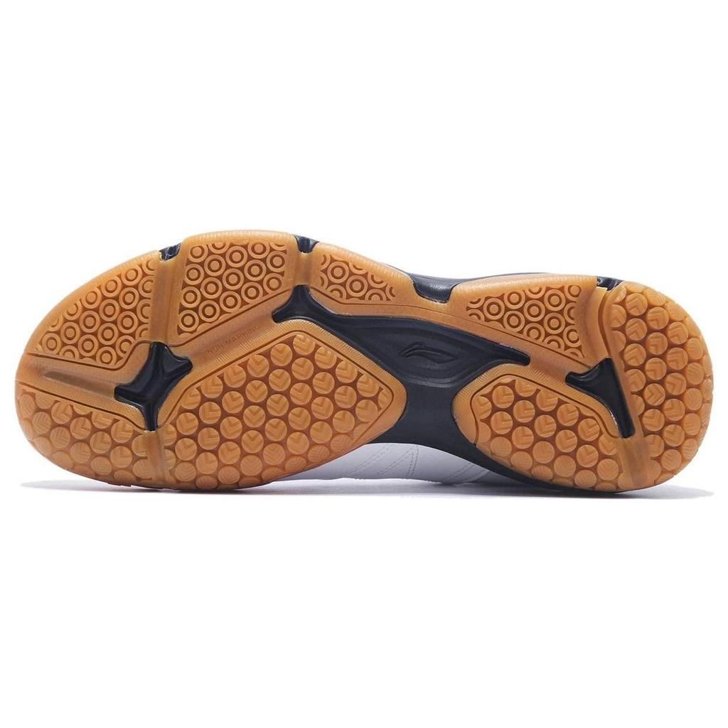 Кроссовки для бадминтона Li Ning Competition Training с нескользящей подошвой, износостойкие, мужские, цвет черный, белый AYTQ033-4