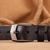 Ремень мужской, новая мода, роскошные мужские ремни для мужчин, классический винтажный кожаный ремень с пряжкой, мужской ремень из коровьей натуральной кожи AHQ2118