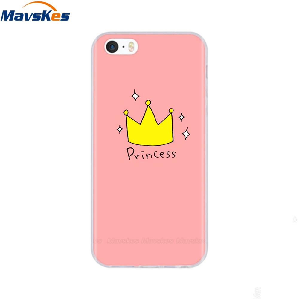 Мягкий чехол из ТПУ для iPhone 4 4s 5 5s SE 6 6s милый мультяшный кот цветок модный силиконовый чехол-бампер для телефона полная защита