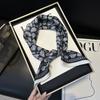 Имитация шелковой текстуры Yiwu Fashion Универсальный женский 70 см декоративный универсальный шелковый шарф