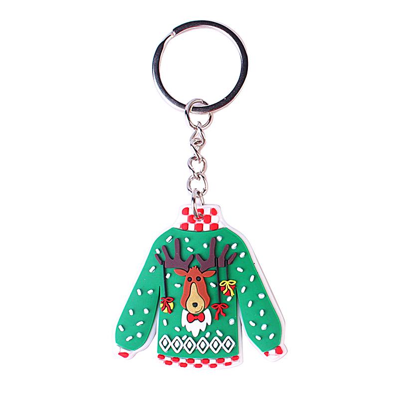 1 шт. аксессуары брелок мультфильм сумка кулон свитер снежинка рождественская серия красочные подарки лось