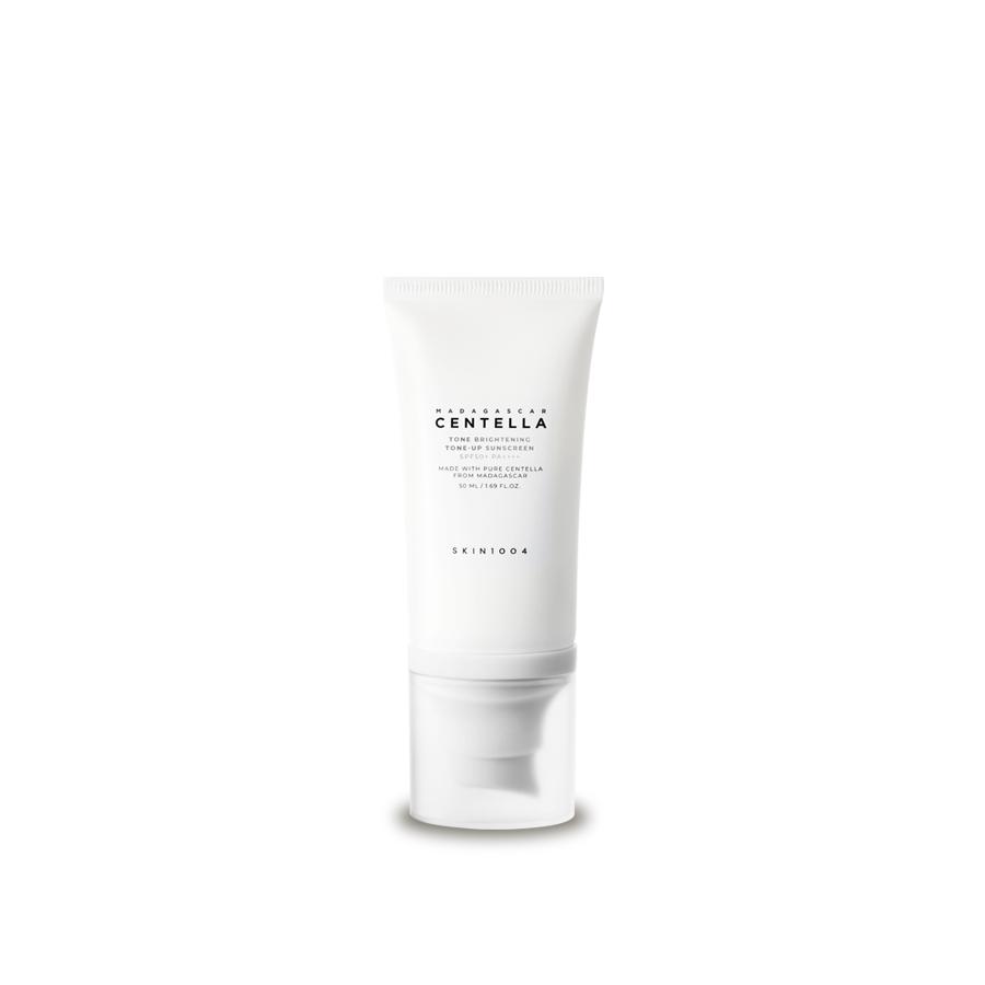 SKIN1004 Madagascar Centella Tone Brightening Tone-Up Sunscreen SPF50+ PA++++ 50ml – Brightening UV Protection & Natural Glow Base