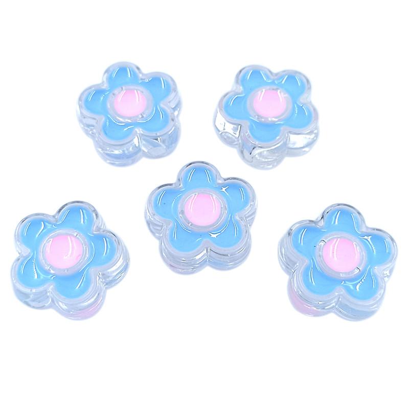 Прозрачный материал ручной работы «сделай сам», 5 шт. для ожерелья, капли масла, большие сливовые бусины, модные ювелирные аксессуары, изготовление браслетов