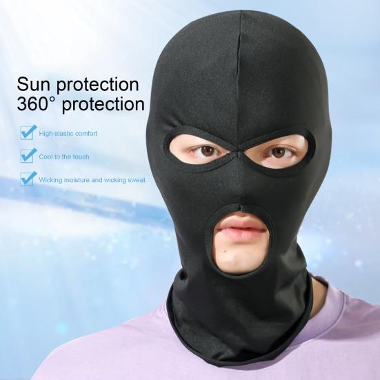 Унисекс полный шлем для верховой езды дышащий эластичный открытый рот показать глаза лицо капюшон взрослый косплей костюм