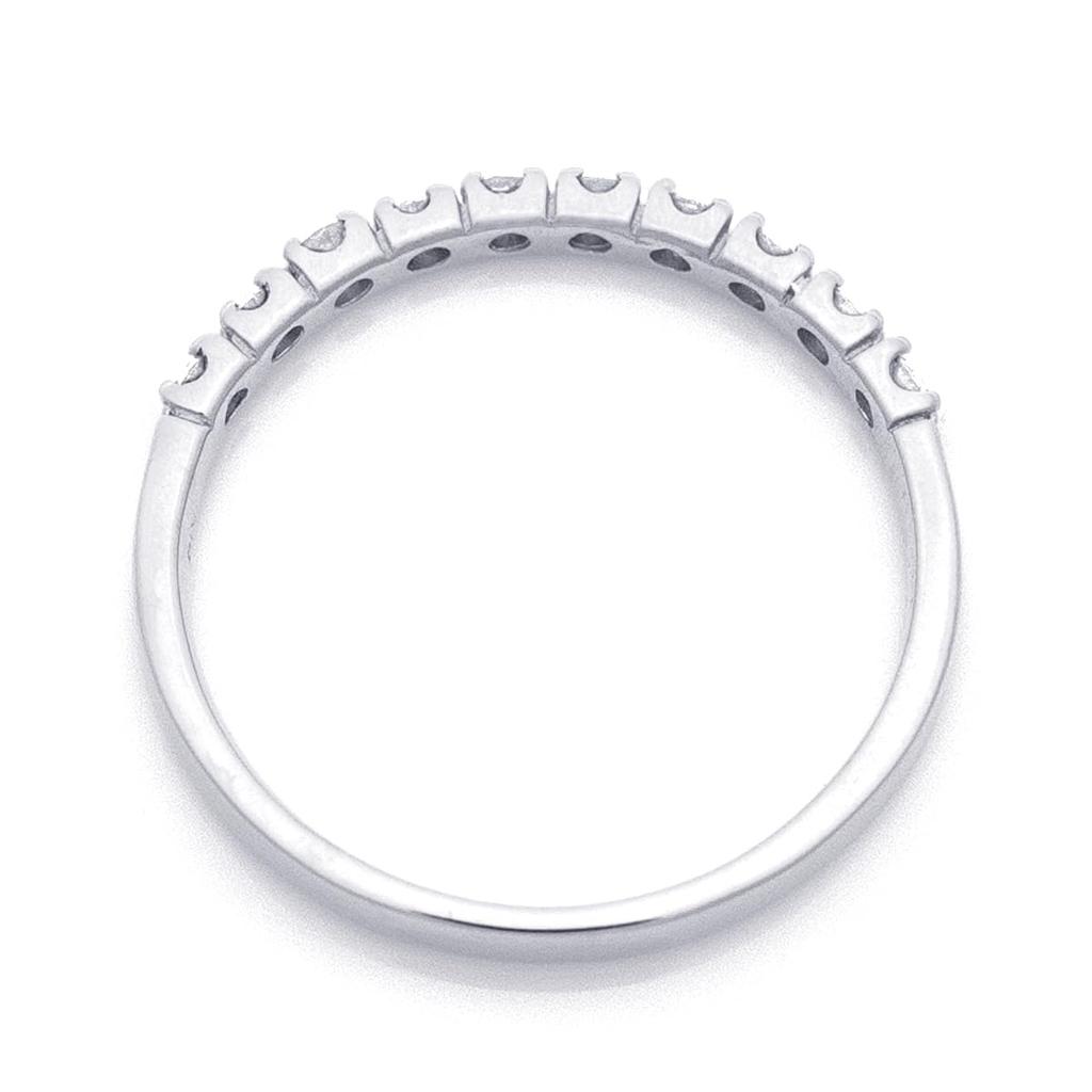 K18 K10 Natural Diamond Half Eternity Various Sweet Diamond 18K 10K 10th Anniversary April Quality Guarantee Yellow [MeeRise] [Special Sample] Ring,