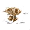 3D Деревянная Головоломка Модель Дирижабля Украшение для Дома Подарки на День Рождения Коллекция Устойчивая Образовательная Игрушка Сделай Сам