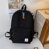 Новый модный рюкзак с милым цветным блоком для подростков, легкая и стильная наплечная сумка с высокой цветовой ценностью