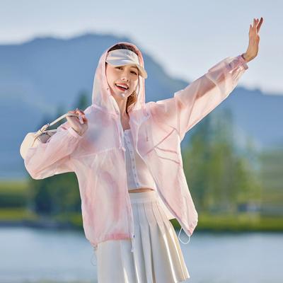 Повседневная цветная солнцезащитная одежда женская летняя новая свободная модная дышащая женская солнцезащитная одежда тонкая куртка тренд