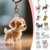 Очаровательный кулон-капсула на память о питомце с брелоком для любителей животных, DIY брелок-мемориал, прозрачный контейнер для хранения шерсти собаки
