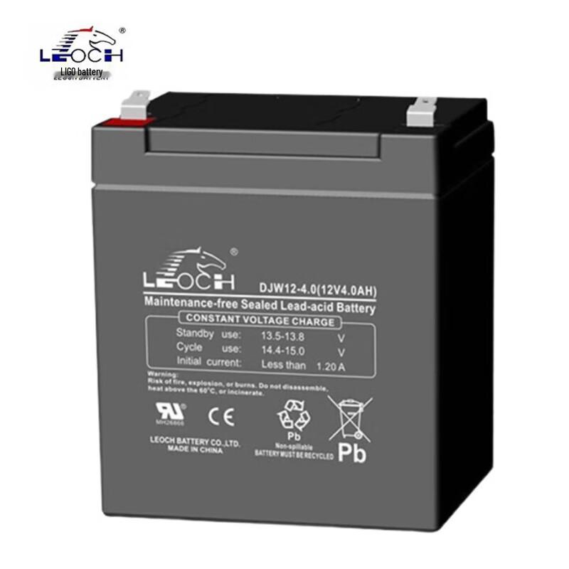 Leoch DJW12-4 12V 4Ah Sealed Lead-Acid Battery