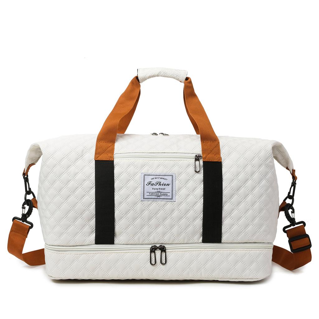 Модная Повседневная Обувь Корзина Сумка-тоут Сумка Разделение Сухого и Влажного с Ковриком для Йоги Сумка для Йоги Может Использоваться с Тележкой