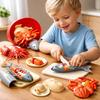 Sliceable Play Cutting Food Set Peelable Peelable Food Toys Kitchen Play Food  Parent Child Game