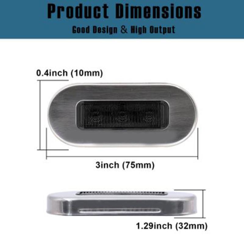 2 шт. 12 В светодиодные фонари для освещения лодок, светодиодные водонепроницаемые фонари для транца и лестниц