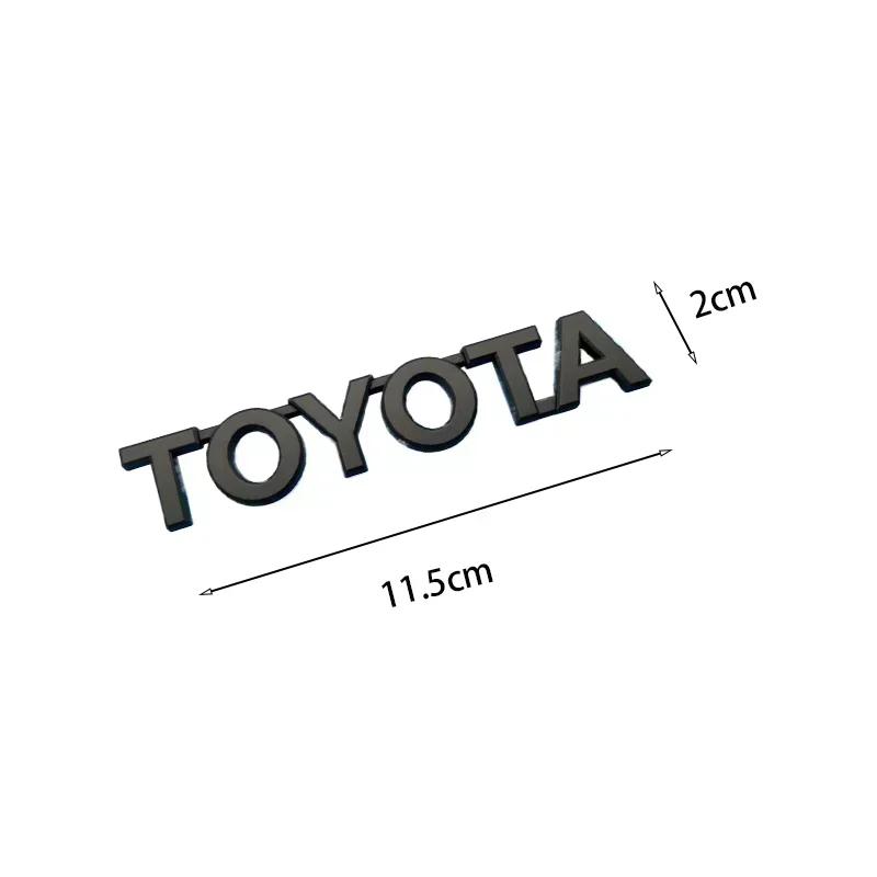 3D задний значок багажника для Toyota RAV4 Corolla Camry Prado GT86 Crown REIZ CHR Avalon Hilux Tacoma Логотип автомобиля Автоаксессуары