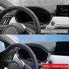 Декоративная накладка на приборную панель из углеродного волокна для Mazda CX-80 с левым рулем