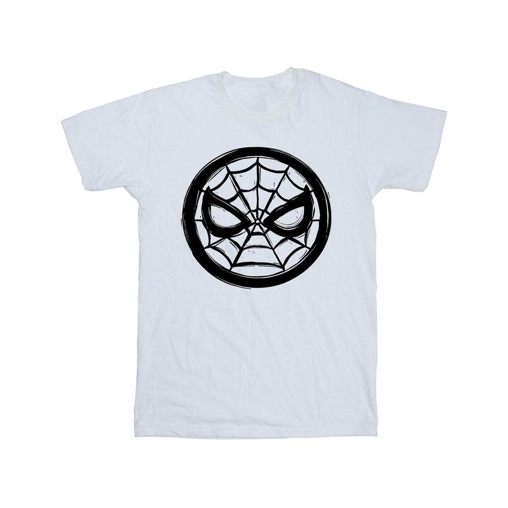 Marvel Футболка с логотипом Человека-паука на груди для мальчиков