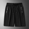 Men's 2023 Summer Ice Silk Quick-Dry Plus Size Casual Sports Shorts