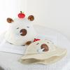 Capybara Apple Cartoon Sun Hat With Adjustable Brim For Summer Beach Leisure Girls