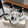 Korean Version of Thick-soled Heightened Breathable Mesh Versatile Dad Shoes 2025 Autumn Fashionable Versatile Casual Foreign Style Muffin Tide Shoes