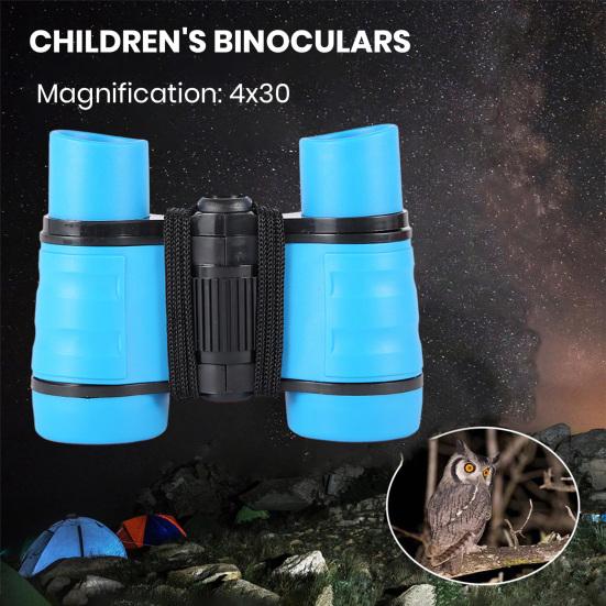 Детский телескоп игрушка для детей 45755 лет нескользящая цветная ручка 4X30 увеличение бинокль наблюдение за птицами исследование кемпинг