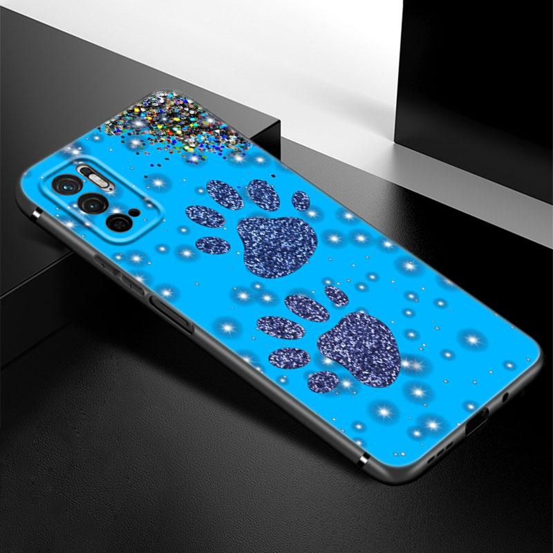 Чехол для телефона Dog Paw Best Friends для Xiaomi Redmi Note 7 8 9 10 Lite 11 11E 11T 12 Pro 11S 4G 10T 5G 8T 9S 10S TPU черный чехол