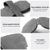 RUN1 Double Clip Sunglasses Holder Leather Eyeglass Ticket Clip For Volkswagen VW Passat Golf 4 5 6 Tiguan Polo Scirocco Jetta CC