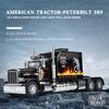 1/24 Peterbilt 389 Седельные тягачи Грузовик Сплав Американский Мускул Грузовик Модель Игрушка Литой Металл Звук и Свет Машина Игрушка для Детей Транспортное средство