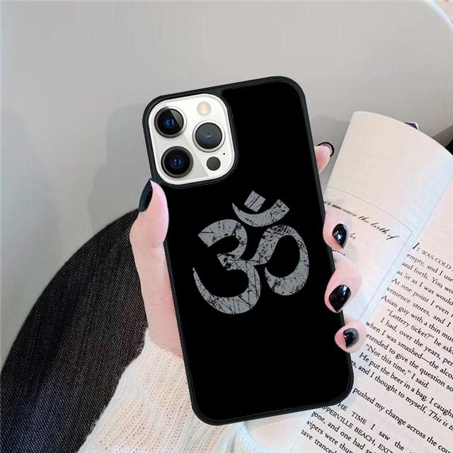 OM Yoga GOA Дзен Символ Ракушка Чехол Для iPhone 17 Air 15 16 14 13 12 Pro Max 11 Pro Max Plus Чехол для Телефона