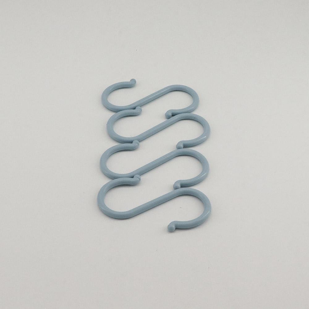 Living Bedroom Storage Rack Scarf Hat Door Clothes Hanger S-Shaped Hook Organizer Key Holder