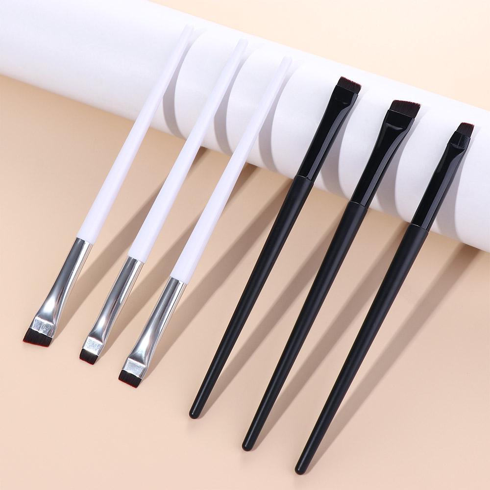 Make Up Tool Liner Brow Brush Flat Eyebrow Brush Angled Fine Eyeliner Brushes Blade Makeup Brushes
