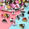 10 шт. кукольный домик миниатюрные смоляные треугольные пирожные кукольная имитация мини-пекарня хлеб DIY кухонные принадлежности
