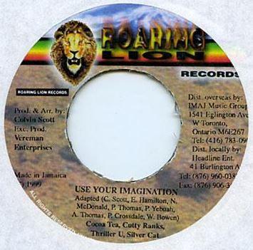 7-дюймовая пластинка COCOA TEA, CUTTY RANKS, THRILLER U, - Используйте свое воображение none Roaring Lion Re 1999 Ямайка Регги, Ска и Даб Б/у