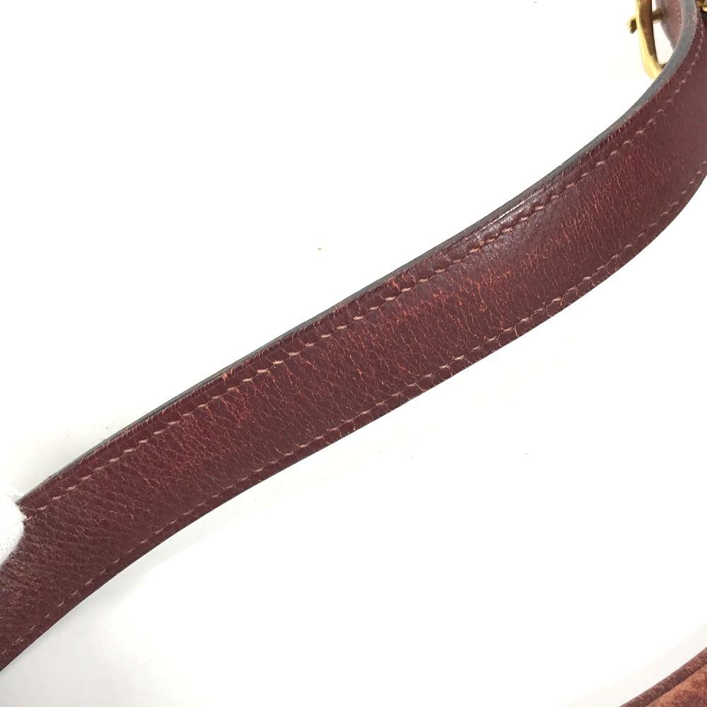 HERMES vintage Trim 31 Tote Bag Shoulder Bag Leather BrownBased/GoldHardware