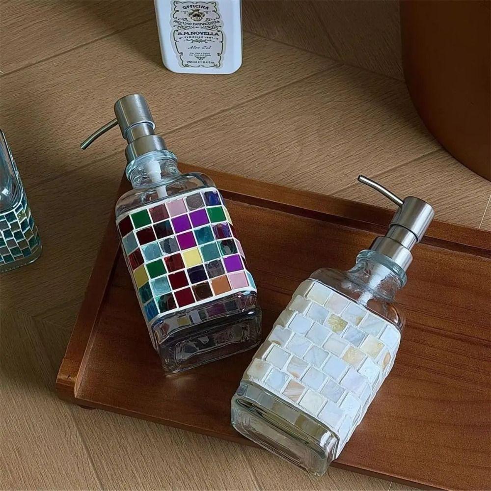 Handcrafted Luxury Lotion Bottle Countertop Sink Soap Dispenser Bathroom Accessories