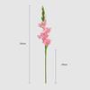 PU Material Artificial Gladiolus Branches Purple Gladiolus Bouquet Art PU Fake Flowers  DIY Crafts