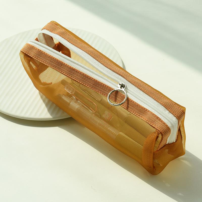 Прозрачные пеналы для детей, сумка для ручек на молнии, органайзер для канцелярских принадлежностей, школьные принадлежности, сумка для канцелярских принадлежностей для студентов, большая вместимость, портативная сумка для хранения