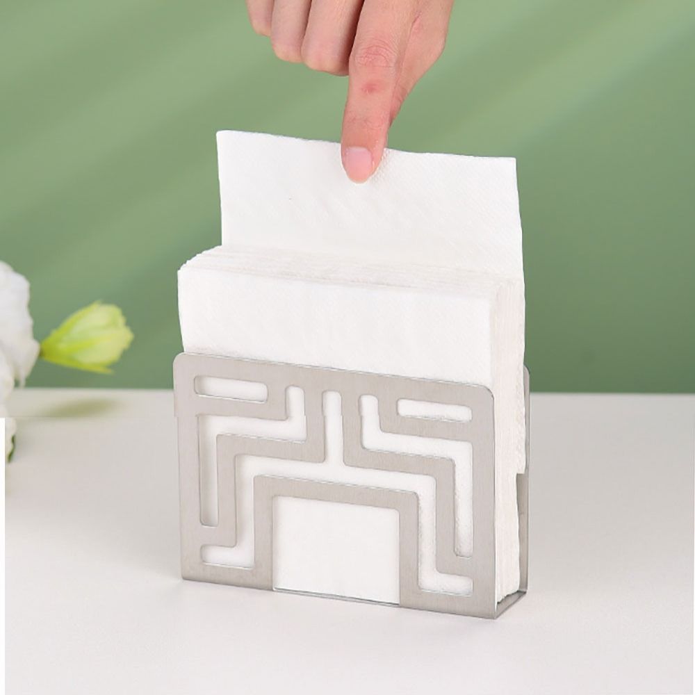12*8.5*3.2 CM Light Luxury Vertical Napkin Holder Creative Paper Holder  Living Room