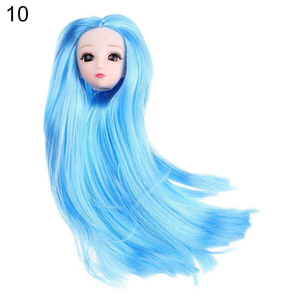 Игрушки Длинные прически 1/6 BJD Кукольная голова DIY Головной убор 30 Кукольные суставы Древние Кукольные аксессуары