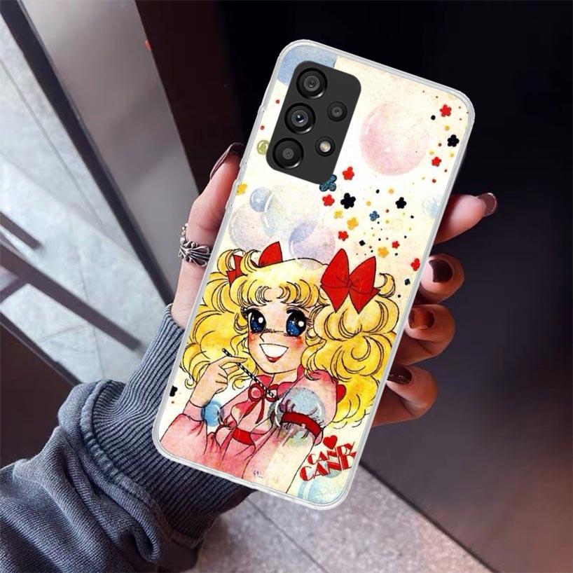 Anime Candy Phone Case For Samsung Galaxy A17 A16 A15 A14 A13 A57 A56 A55 A54 A53 A37 A36 A35 A34 A33 A26 A25 A24 A23 Galaxy A17