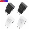 Двухпортовое USB-зарядное устройство 1A для Android/планшета - Совместимость с вилкой EU/US