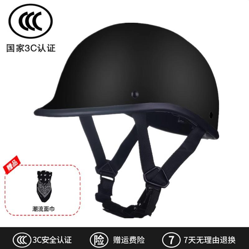 New GB 3C Certified Japanese Style Half Helmet Men Women Motorcycle Retro Riding Safety