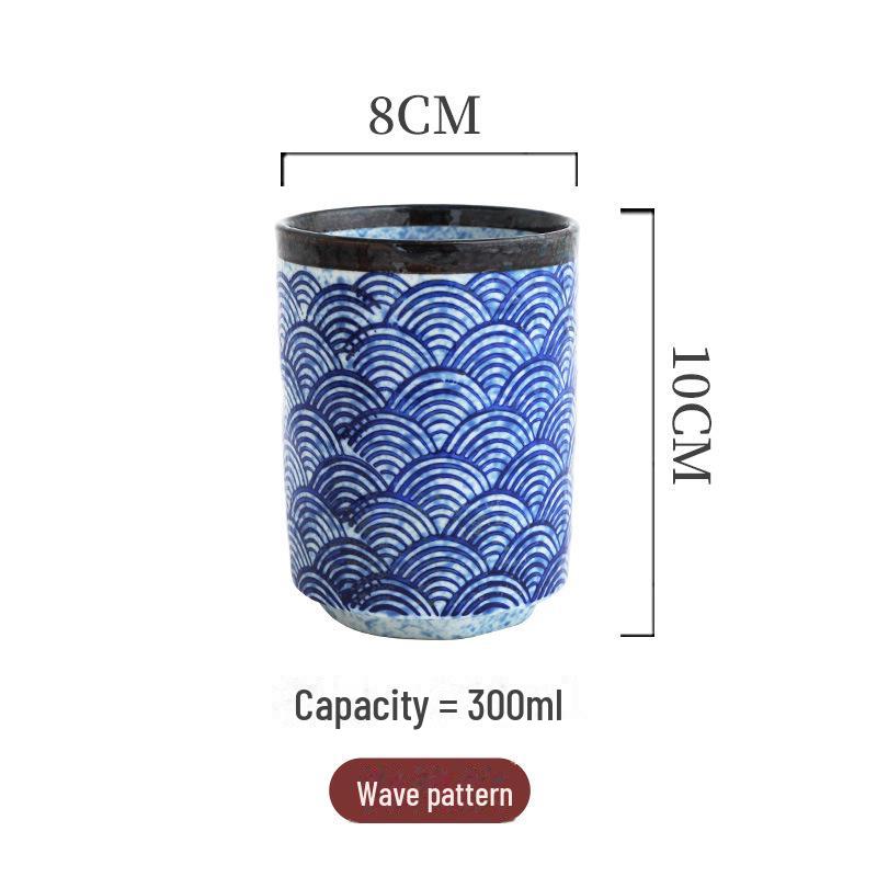 Керамическая чашка для чая и суши в японском стиле в стиле ретро