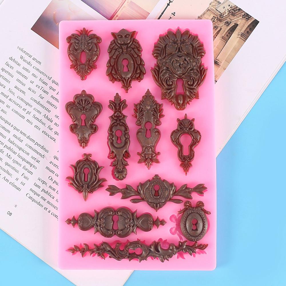 Relief 3D 3D Muffin Molds Pink Decorative Mold Reusable Ornament Mold Cake Decoration