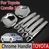 Для TOYOTA Corolla 10 E140 E150 (2006-2013 гг.) Роскошная хромированная ручка двери Автомобильные чехлы Аксессуары Автомобильные наклейки Автомобильный стайлинг