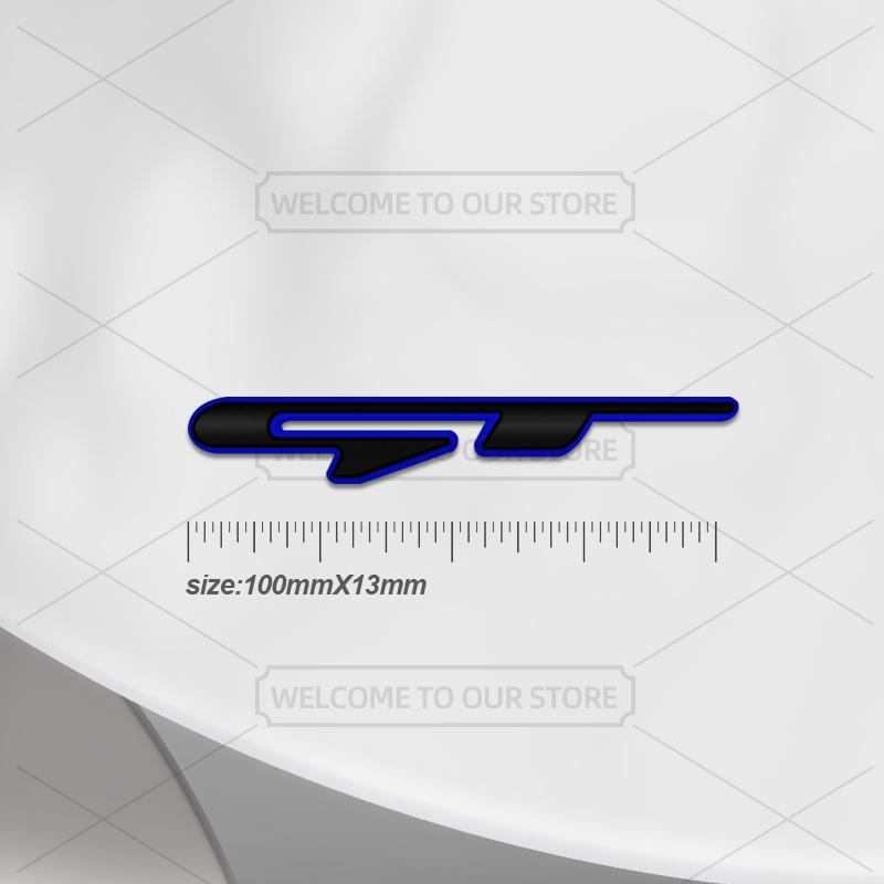 Car 3D Q3Metal GT Body Emblem Grille Badge Decals Auto Tail Sticker For Kia Ceed Stinger Stonic Rio Niro Seltos Sorento K5 K7 K3