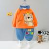 Spring Autumn Boys Long Sleeve Cartoon Suits Casual Sweatshirt and Pants Two-piece Sets