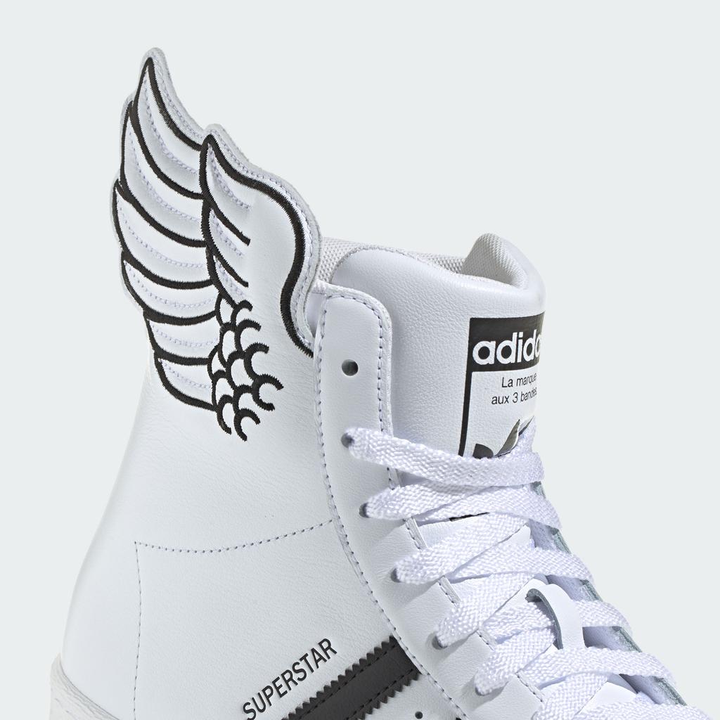 adidas Superstar 82 Skate Джереми Скотт Крылья Белый Черный (Женский)
