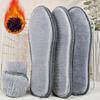 Yousheng 2 пары зимних стелек, толстые, с флисовой подкладкой, теплые стельки для обуви, с противоскользящим эффектом и влагоотводящие, удобная амортизация для ботинок и туфель